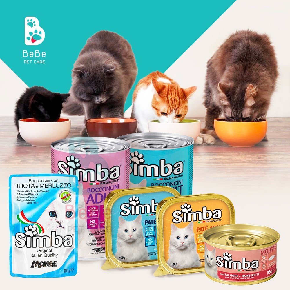 Pate SIMBA 100gr - 415gr Dành Cho Mèo - Nhập Khẩu Từ Ý