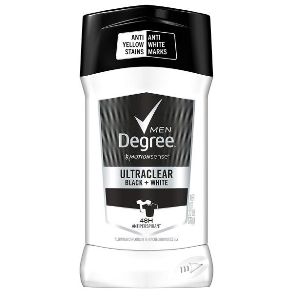Lăn khử mùi Nam chống mồ hôi Degree’s UltraClear Black + White (Hàng Mỹ)