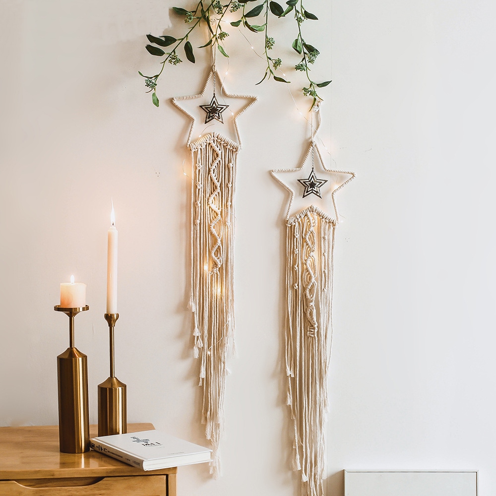 Macrame Dreamcatcher phong cách Boho