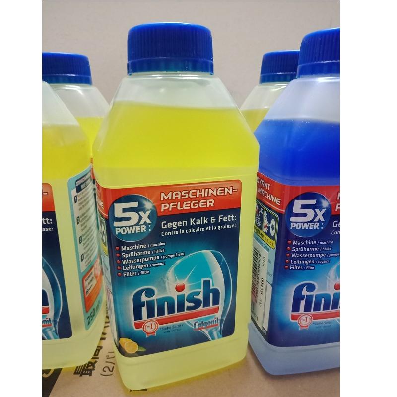 Nước vệ sinh ( bảo trì máy rửa chén bát ) hiệu Finish 250 ml hàng Đức
