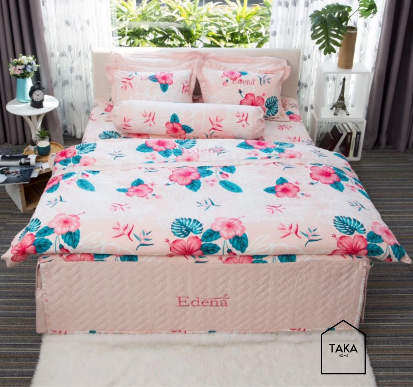 Bộ chăn ra Cotton In 449 Edena