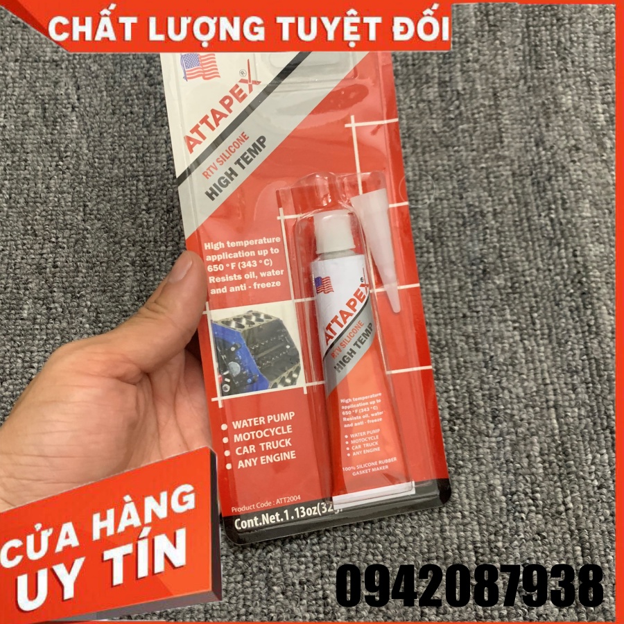 Keo Dán Ron Chịu Nhiệt Độ Cao Đỏ Bardo 85g