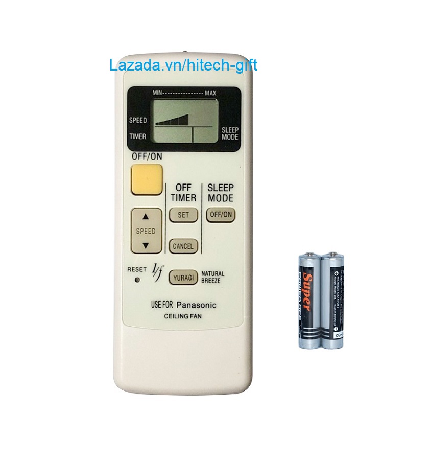 Remote Quạt Máy Panasonic Điều Khiển Quạt Trần 5 Cánh