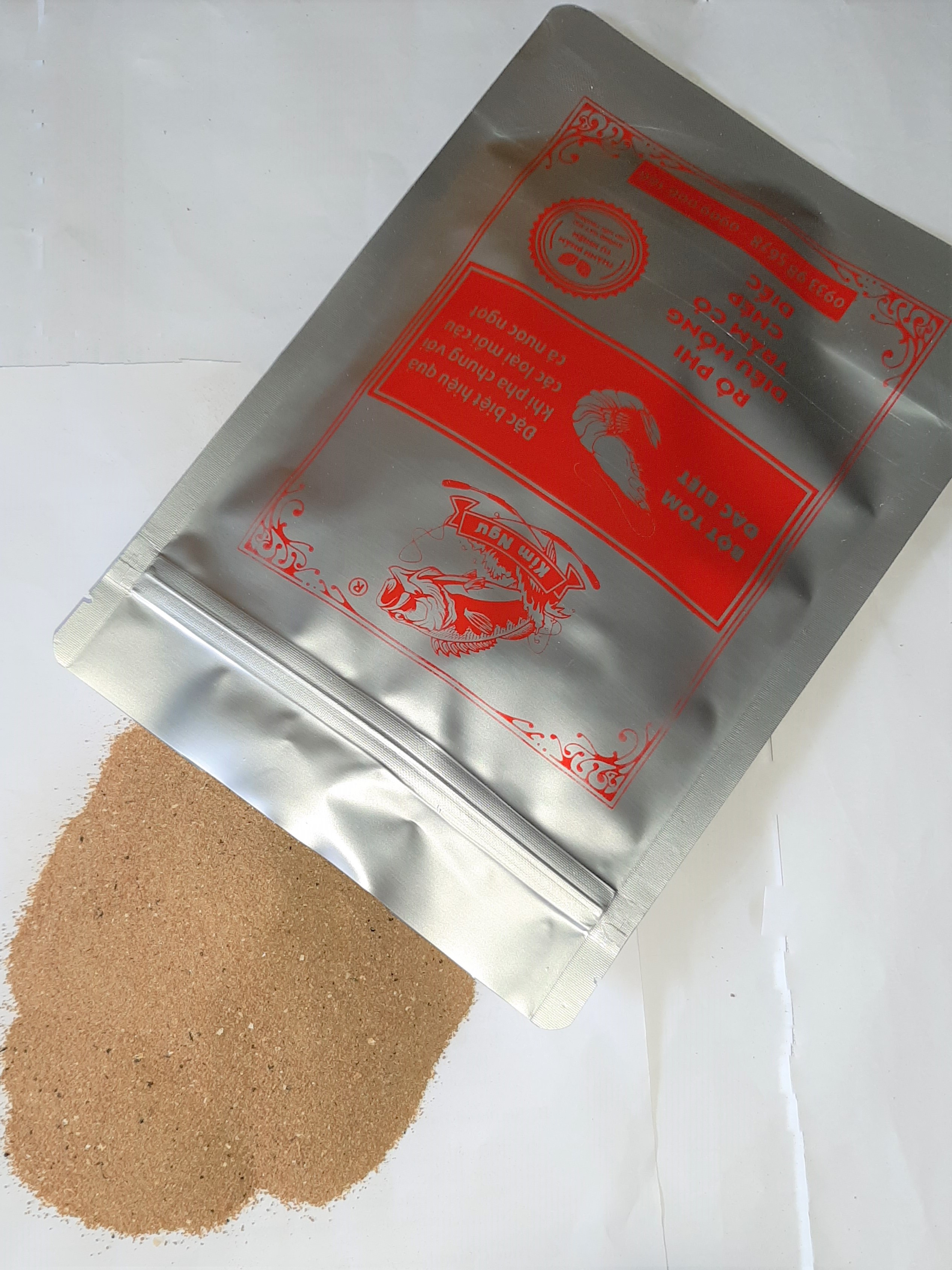 BỘT TÔM ĐẶC BIỆT CÂU CÁ  RÔ PHI  ( ĐỘ ĐẠM CAO)