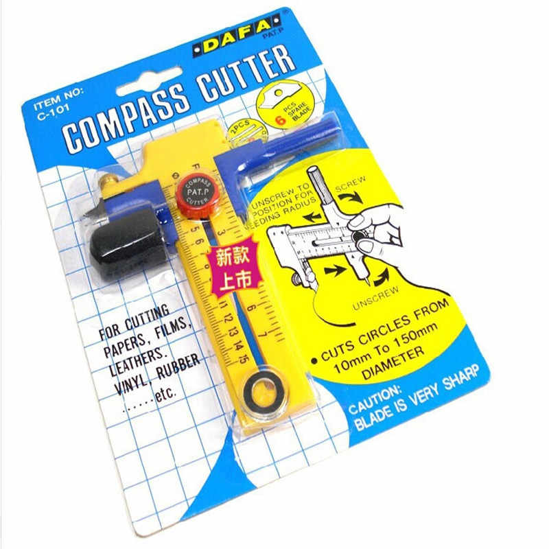 Compa cắt hình tròn (Compass cutter) - Kèm 06 lưỡi dao