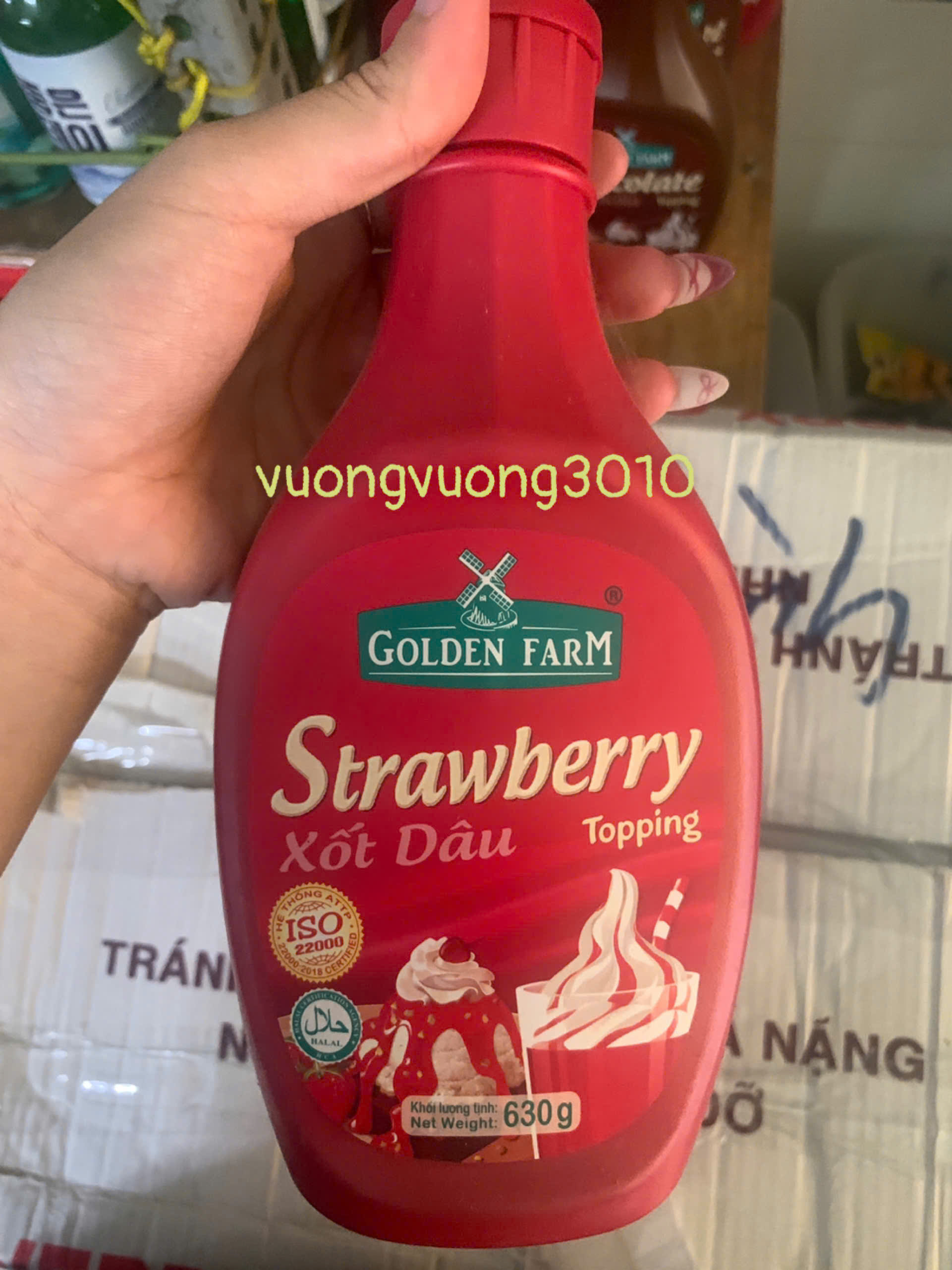 Sốt Golden Farm chai 630g