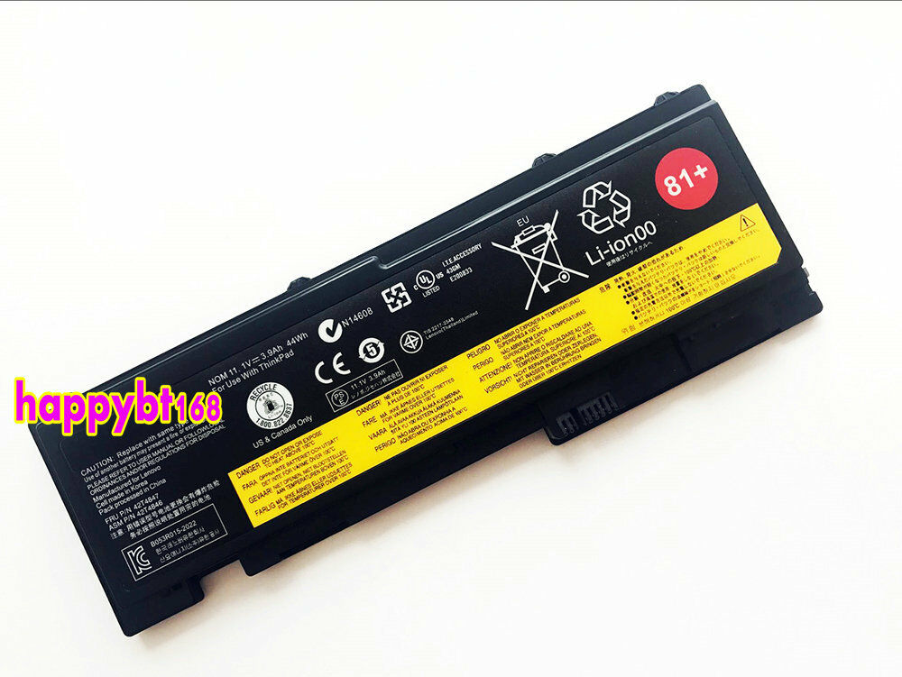 Pin(battery) Original Lenovo ThinkPad T420S 81+ (45N1038 45N1039) Zin