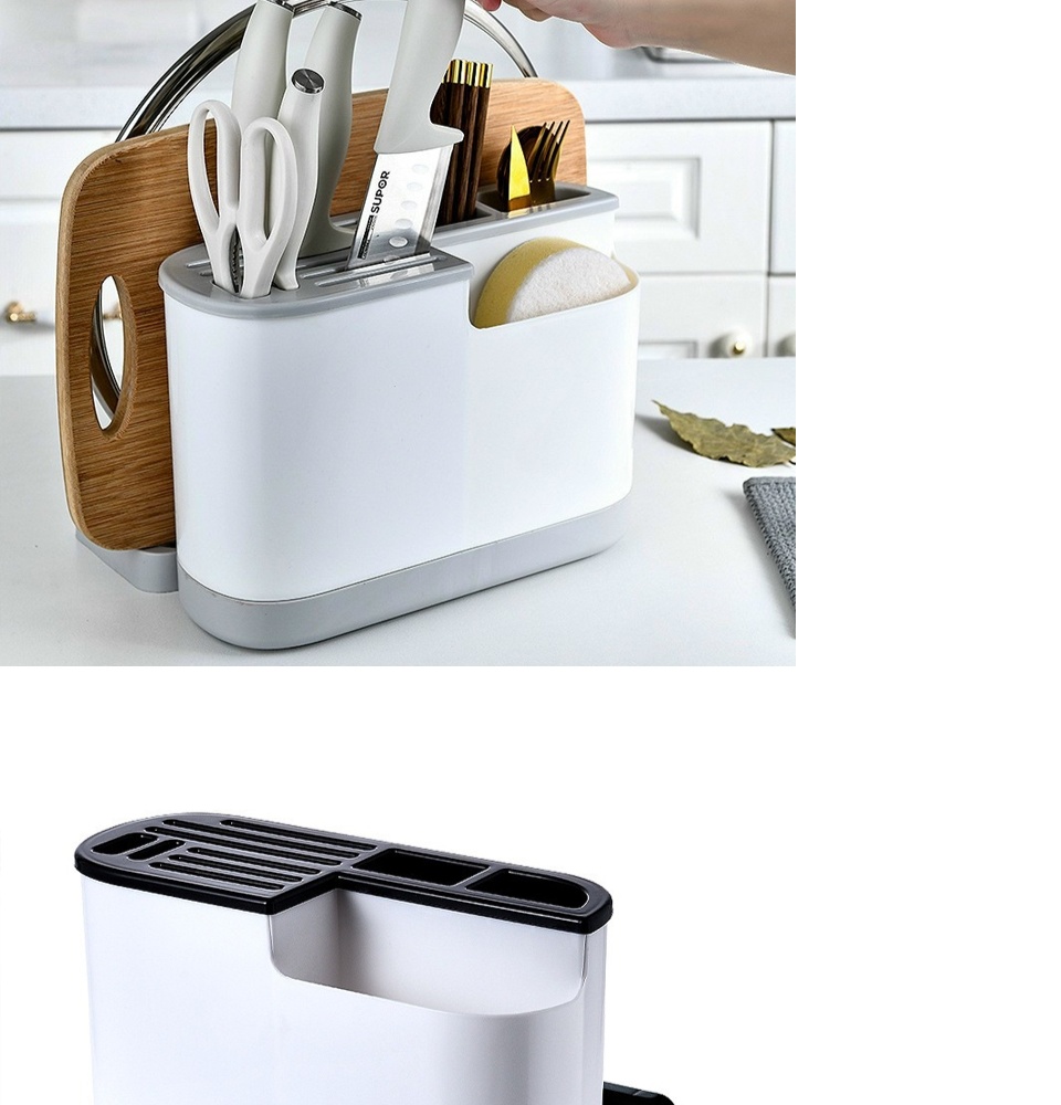 KỆ ĐỂ DAO, THỚT, ĐŨA NHỰA ABS