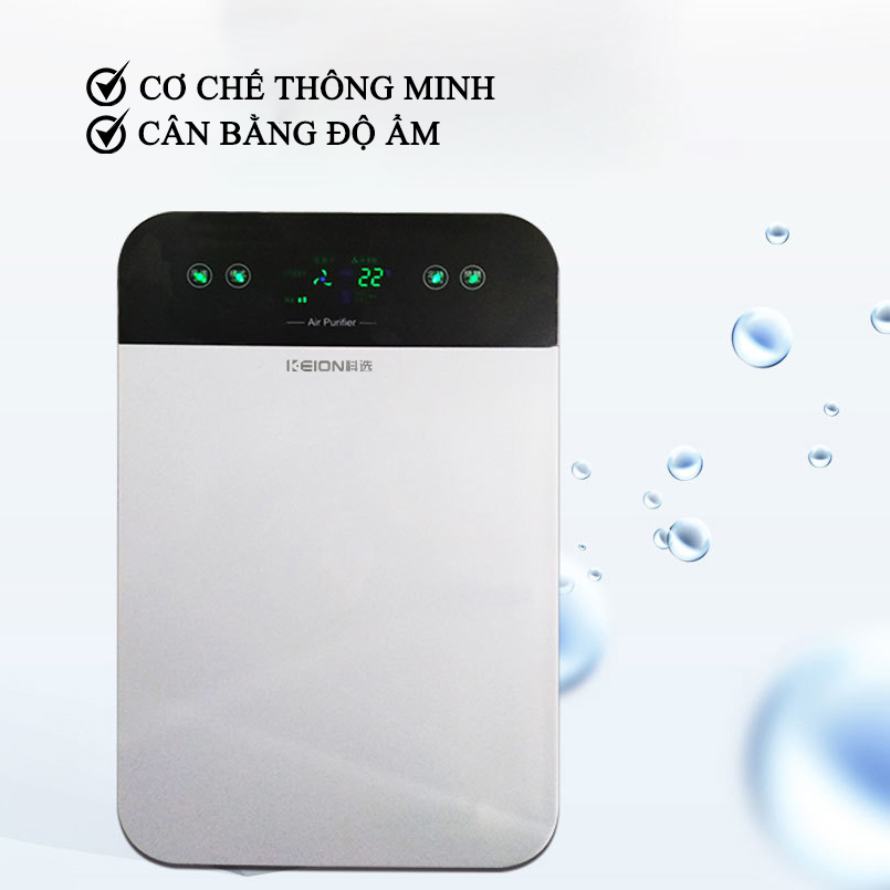 Máy lọc không khí HR-883 công nghệ lọc 5 lớp tạo ion âm, công nghệ lọc HEPA kết hợp than hoạt tính có điều khiển từ xa tiện dụng Bảo hành 2 năm lỗi đổi mới trong 7 ngày