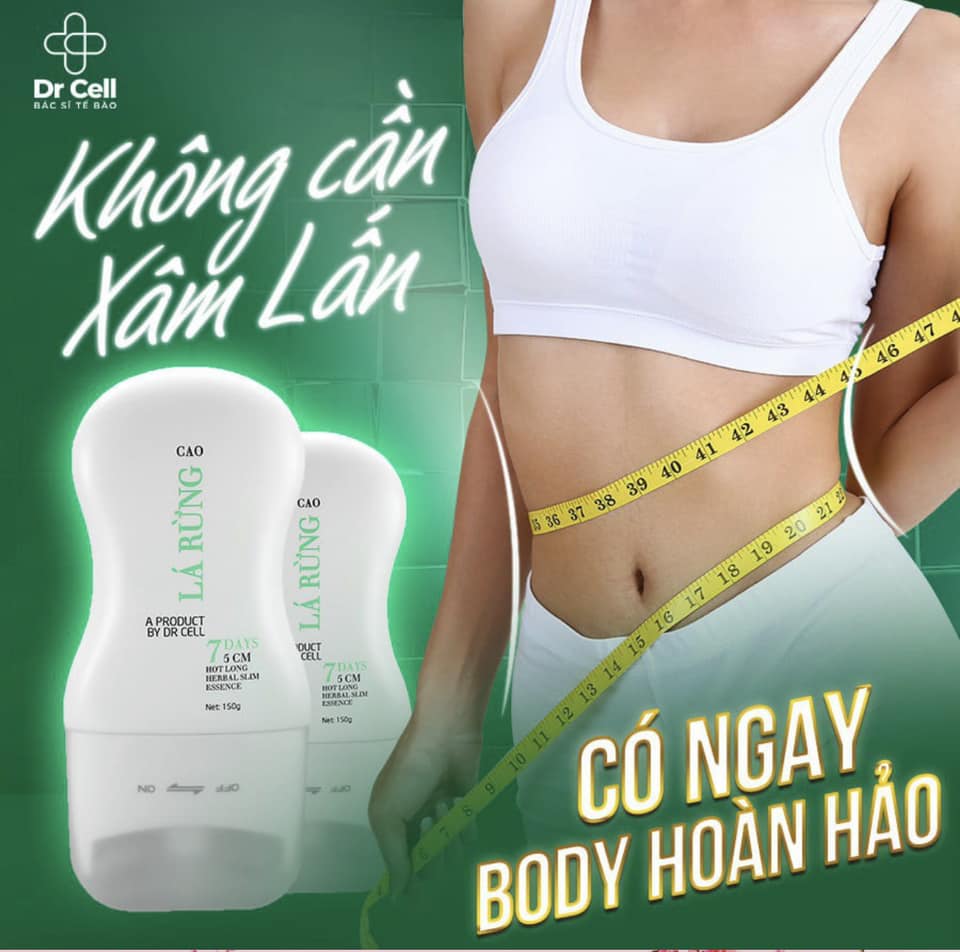 Cao Lá rừng đốt mỡ Dr Cell loại bỏ mỡ thừa nhanh chóng, làm săn chắc cơ, cơ thể thon gọn