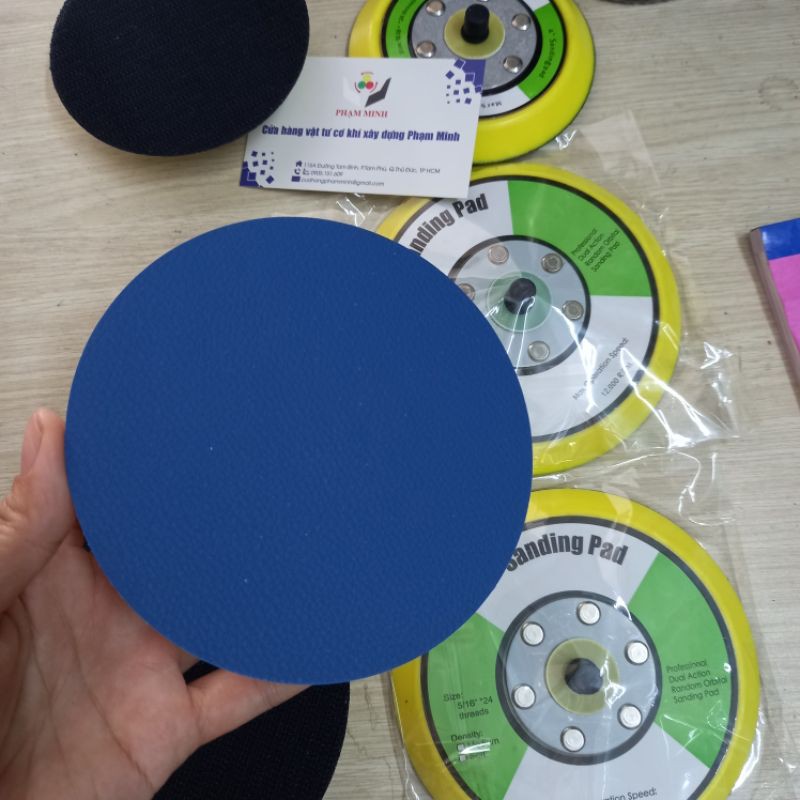 Đế máy chà nhám hơi tròn 5",6"(125mm, 150mm)
