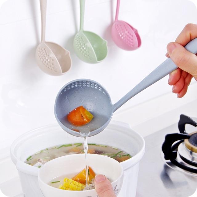 Vá múc canh/muôi múc canh/ muỗng múc canh lúa mạch 2 công dụng