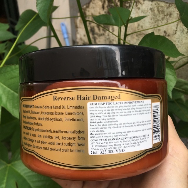 [Hcm]Lacei Improvement Reverse Hair Damaged Hair Steaming Cream 500ml