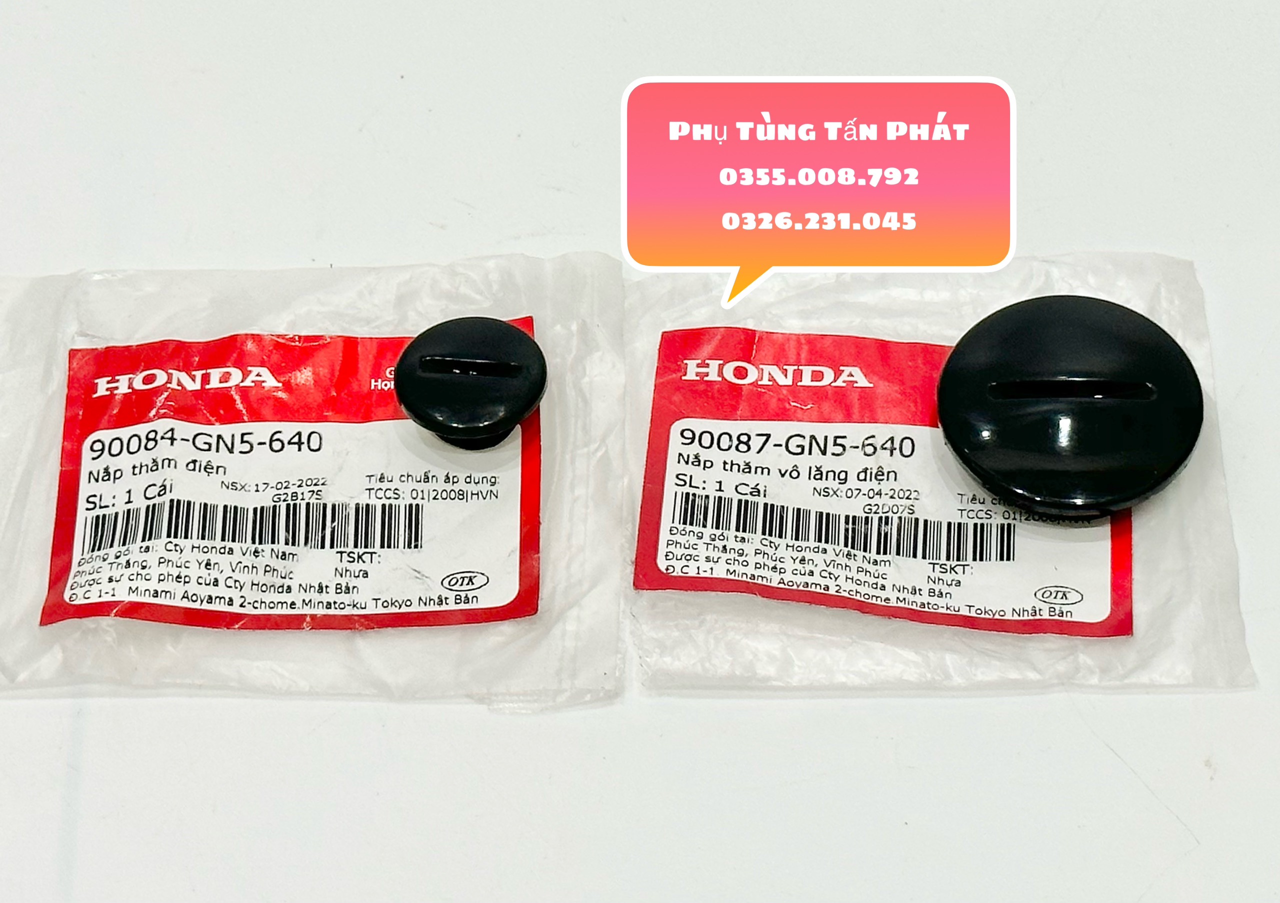 Ốc mâm lửa wave - dream màu đen chính hãng honda