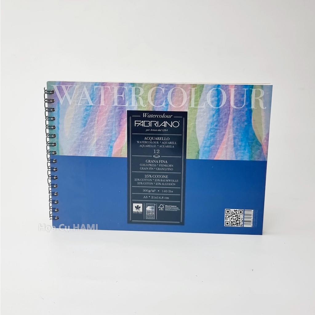 Sổ vẽ Fabriano 300gsm lò xo