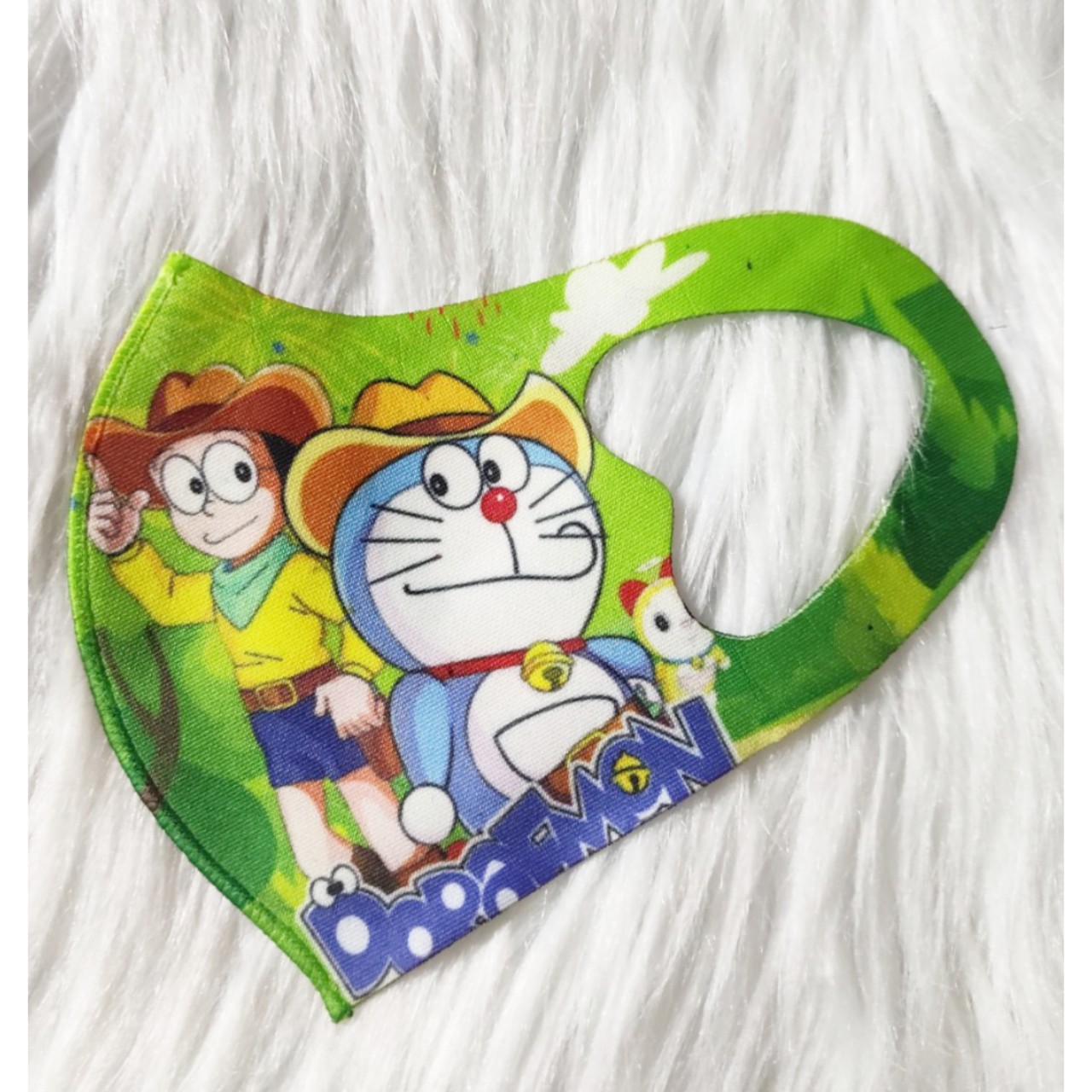 [HCM]COMBO 5 CÁI KHẨU TRANG SU DOREMON CHO BÉ - ĐỦ MÀU