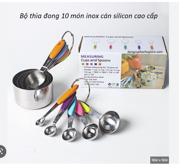 Muỗng inox 5 màu (nhỏ)