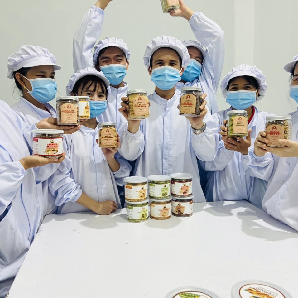 [HCM][Bánh Dinh Dưỡng]Cookies Chocolate - Hạt Điều - 200gr.