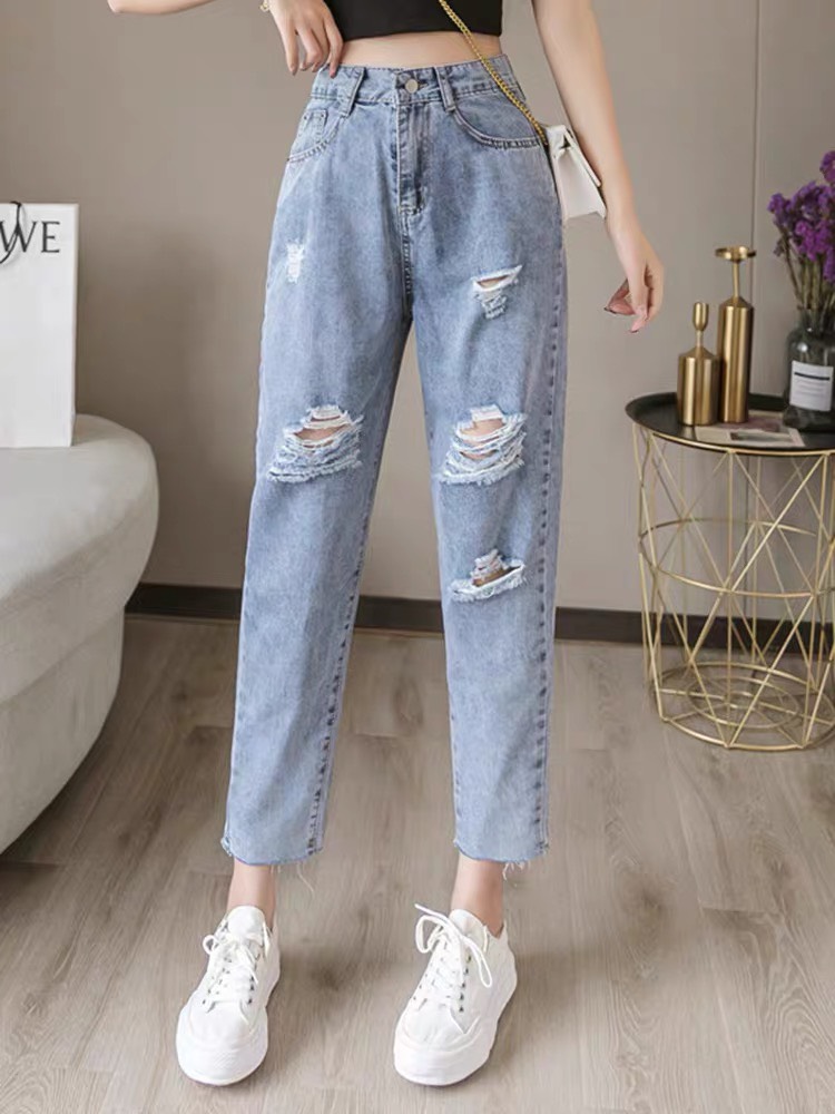 [HCM]quần jean baggy nữ BIG SIZE ms 2066 - MoliJeans