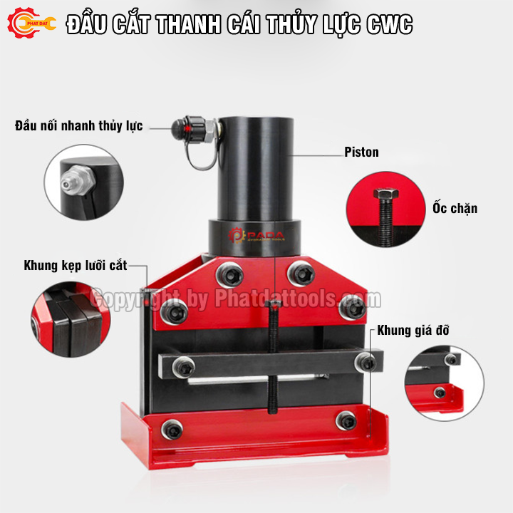 Máy cắt thanh đồng thủy lực CWC150V