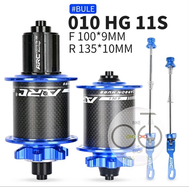 Hub arc mt010 pro qr/tru hg 32h cối thả carbon, cho líp 8-11 tầng– bộ