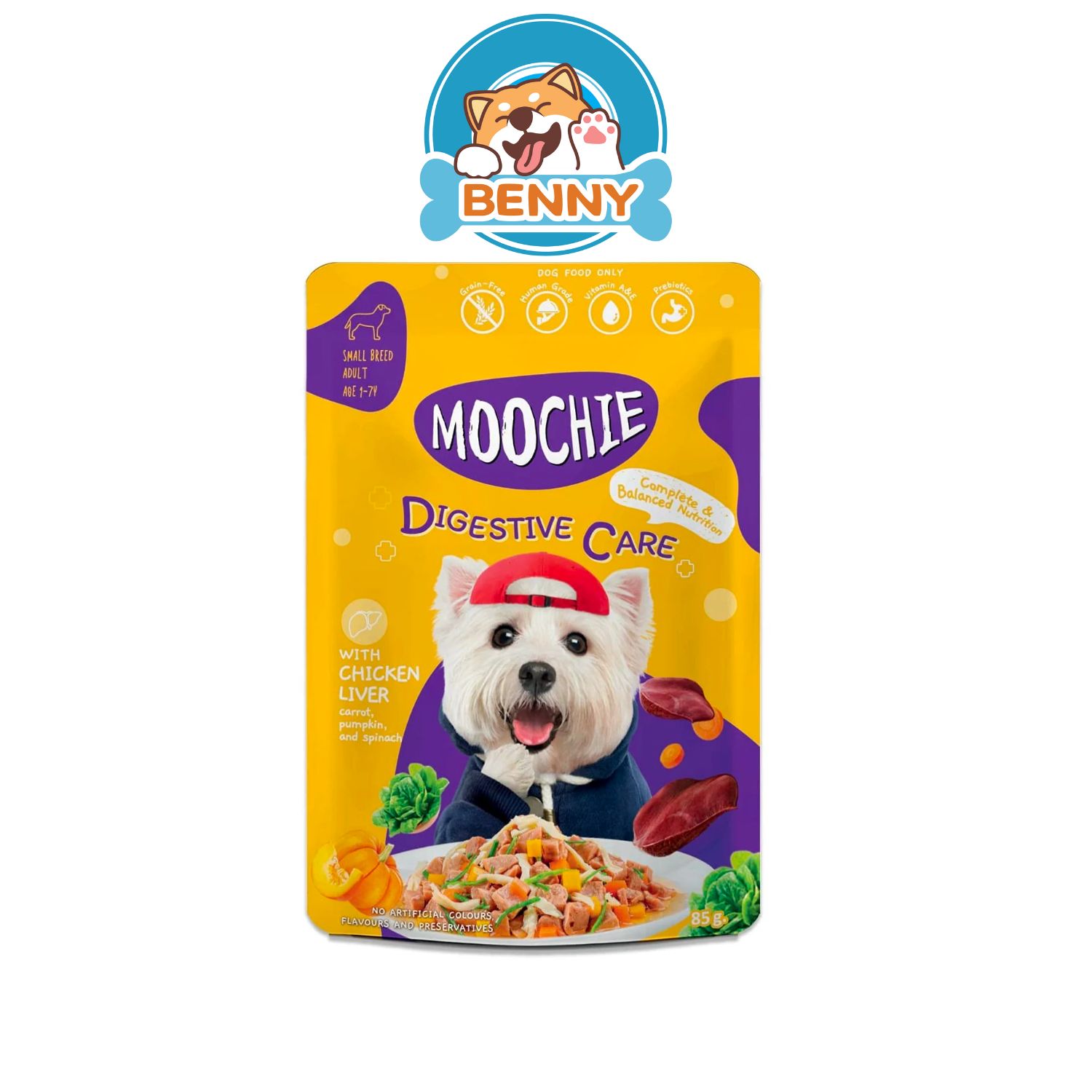 Pate Chó Moochie Dành Cho Mọi Lứa Tuổi 85G - Thái Lan