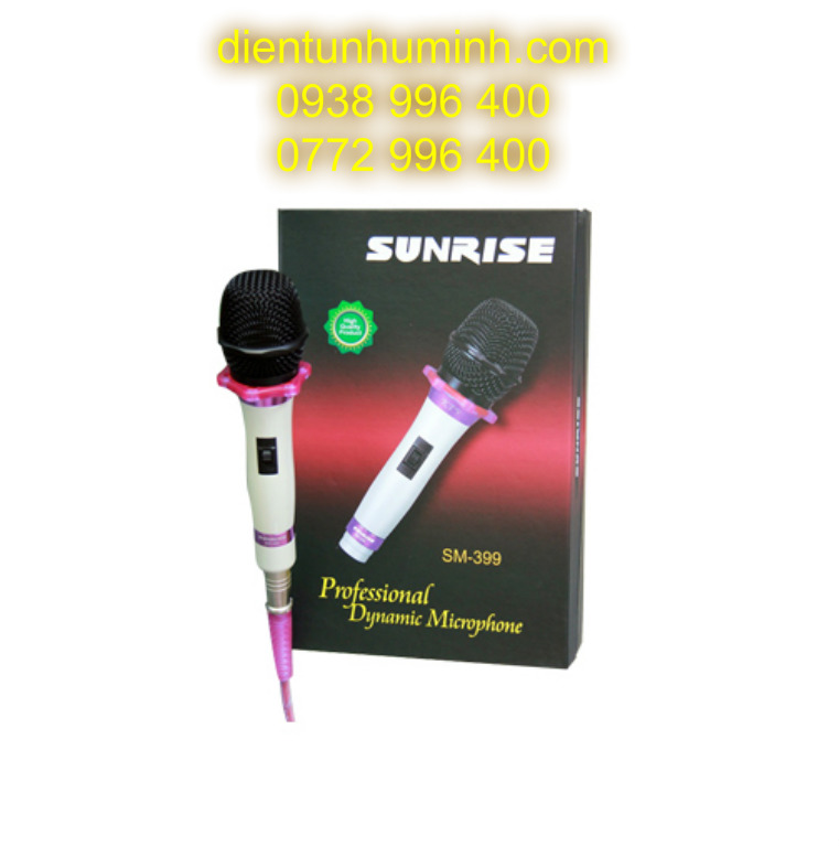 Micro karaoke có dây sunrise sm 399