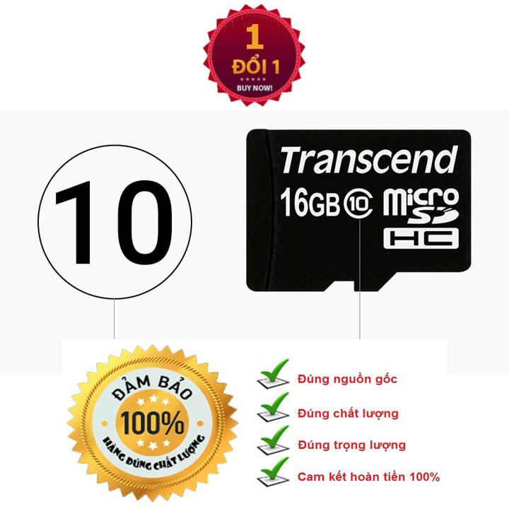 Thẻ nhớ 16GB Micro SDHC CLASS 10