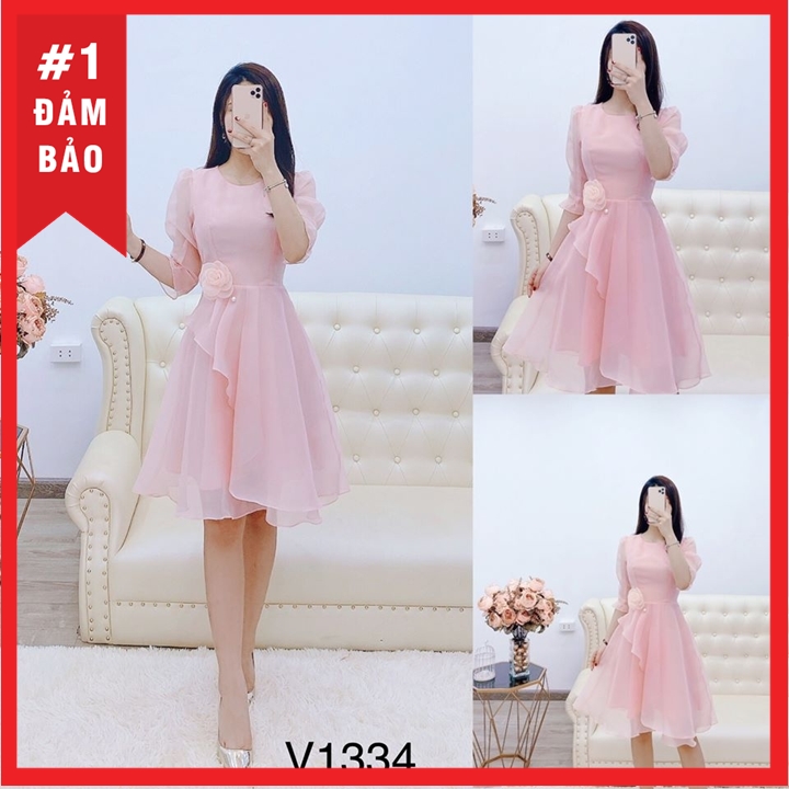 [HCM]ĐẦM VOAN LỤA TIỂU THƯ CAO CẤP ĐỦ SIZE 30 ĐẾN 72KG- V5