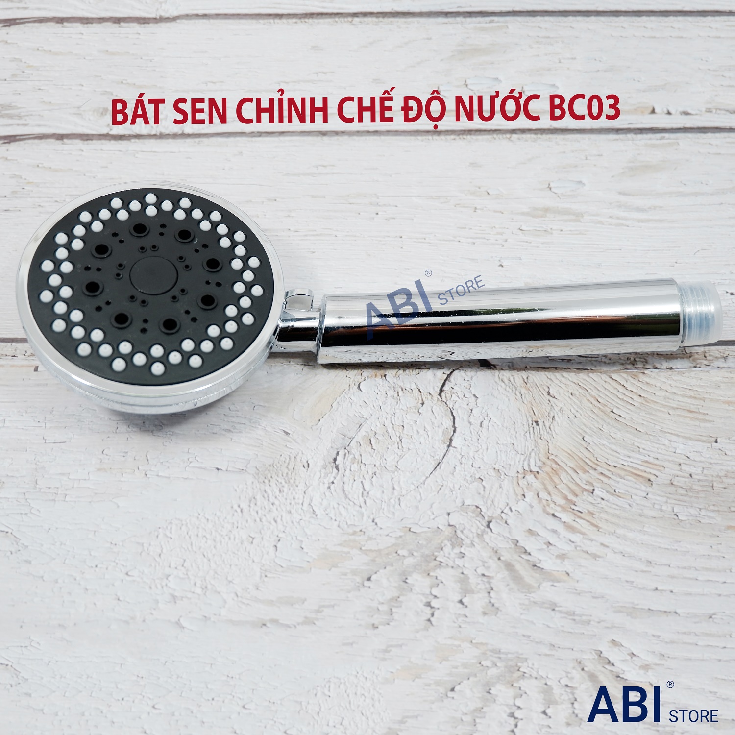 Bát sen tắm 3 chế độ nước có nấc điều chỉnh, bát sen chỉnh phễu giá rẻ