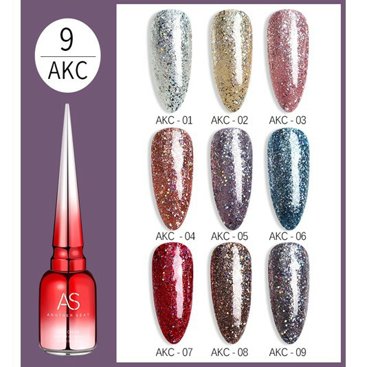 Sơn Gel AS mã AKC chai đỏ 15ml