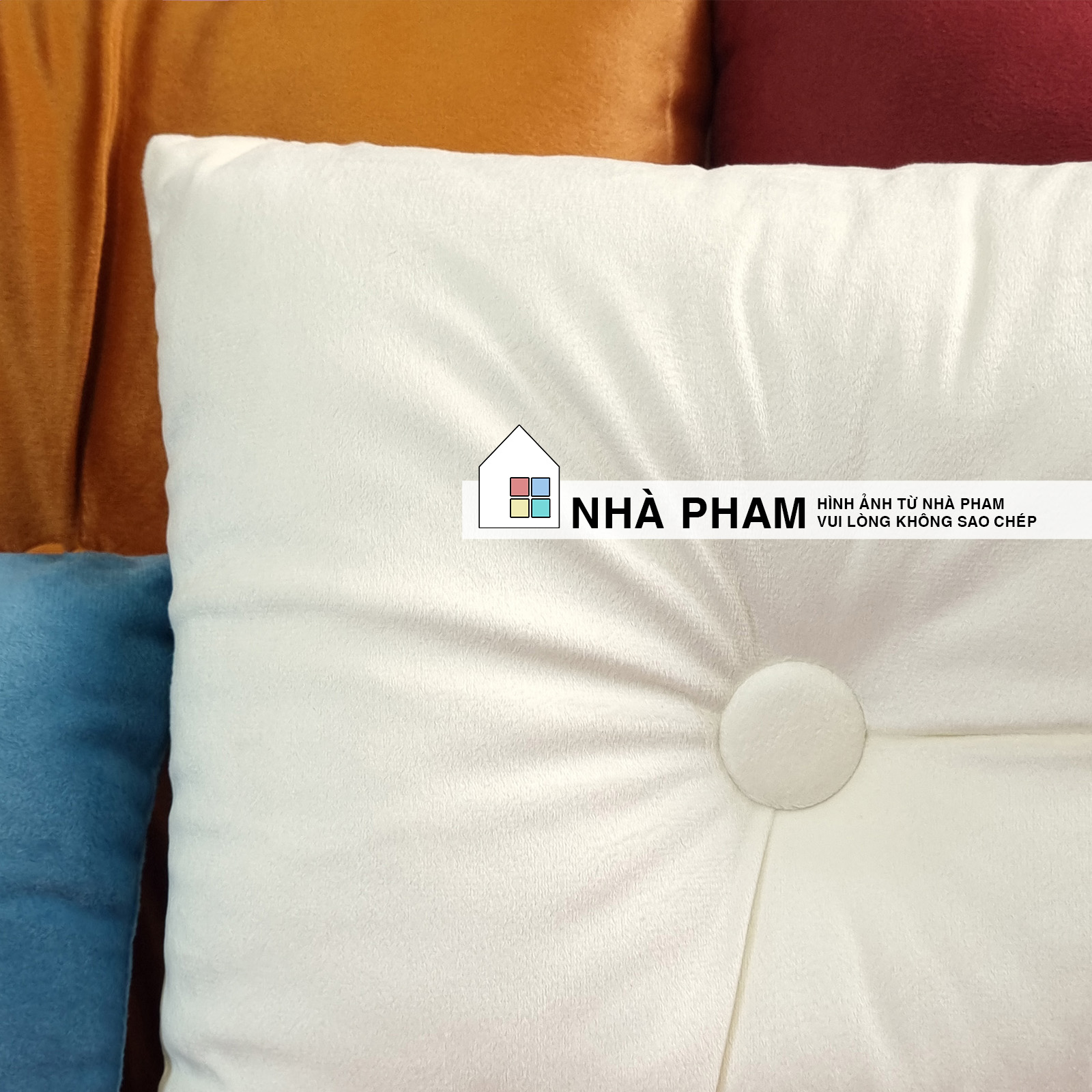 Gối Sofa Trang Trí SMILE PHAM (45cmx45cm)