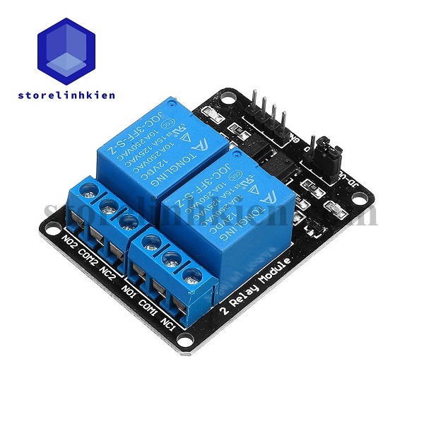 Mạch 2 Relay 5V & 12V opto cách Ly