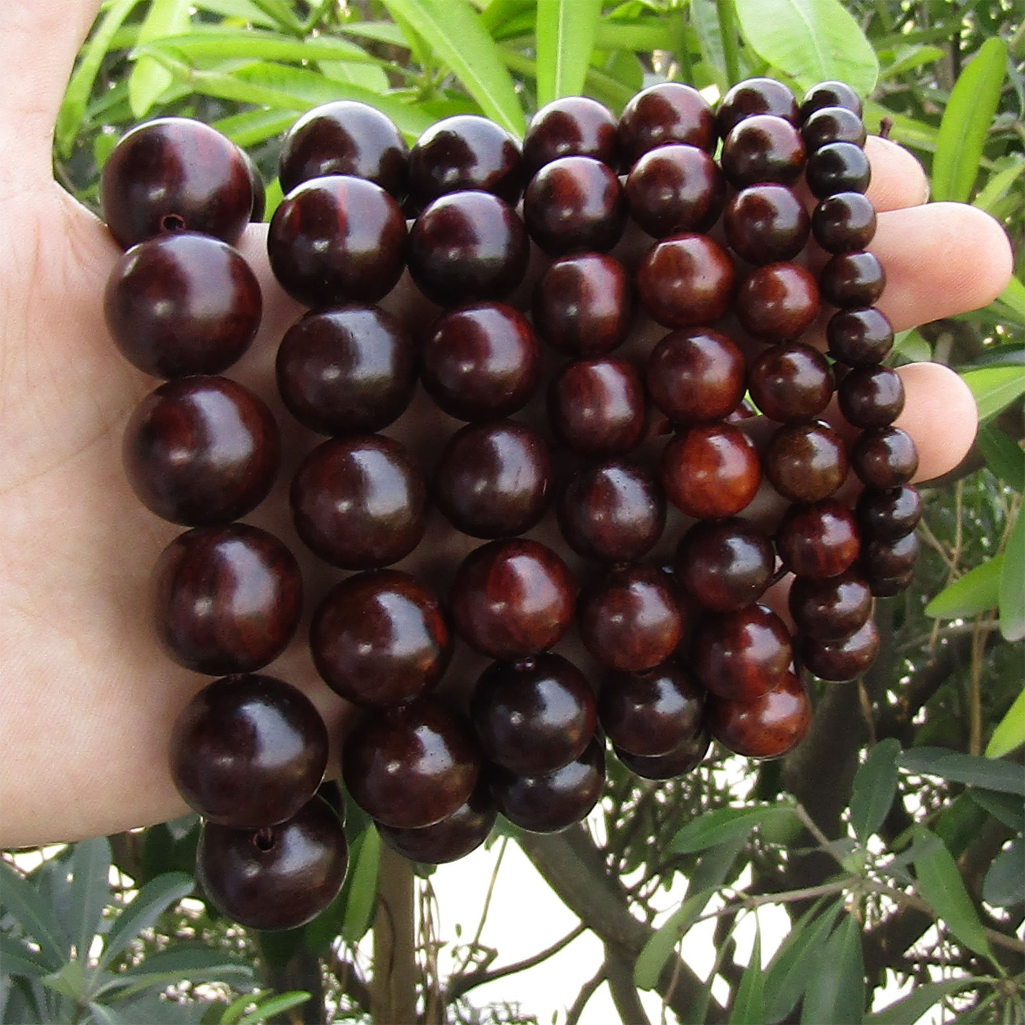 Vòng Tay Gỗ Trắc Đỏ Đủ Size