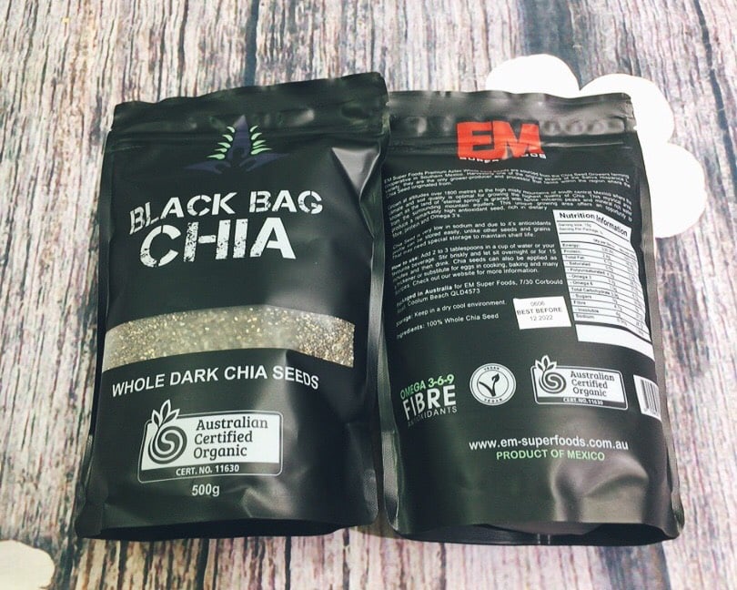 HẠT CHIA ĐEN ÚC 500GR (TÚI)
