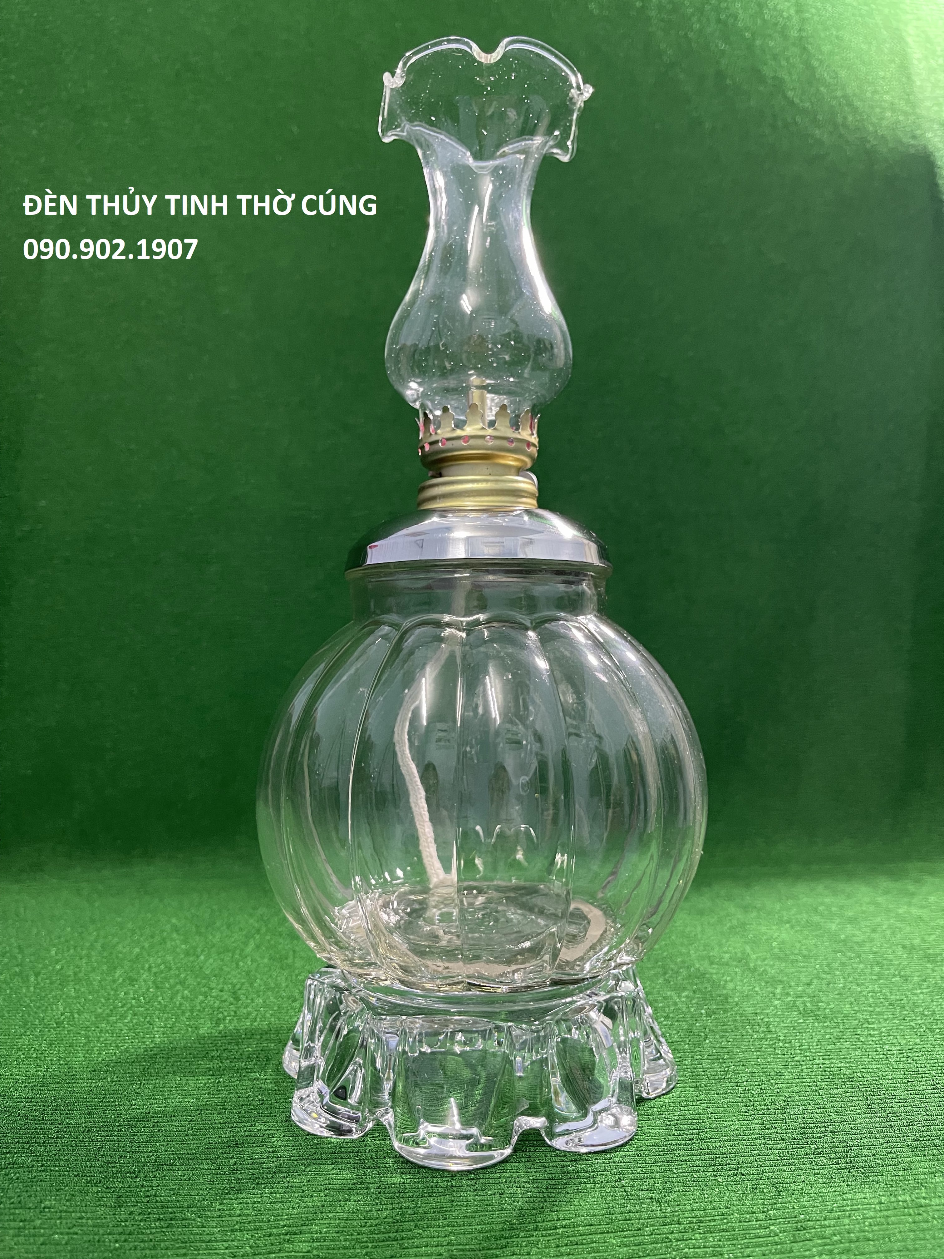 ĐÈN THỦY TINH THỜ CÚNG - BÍ TÀN