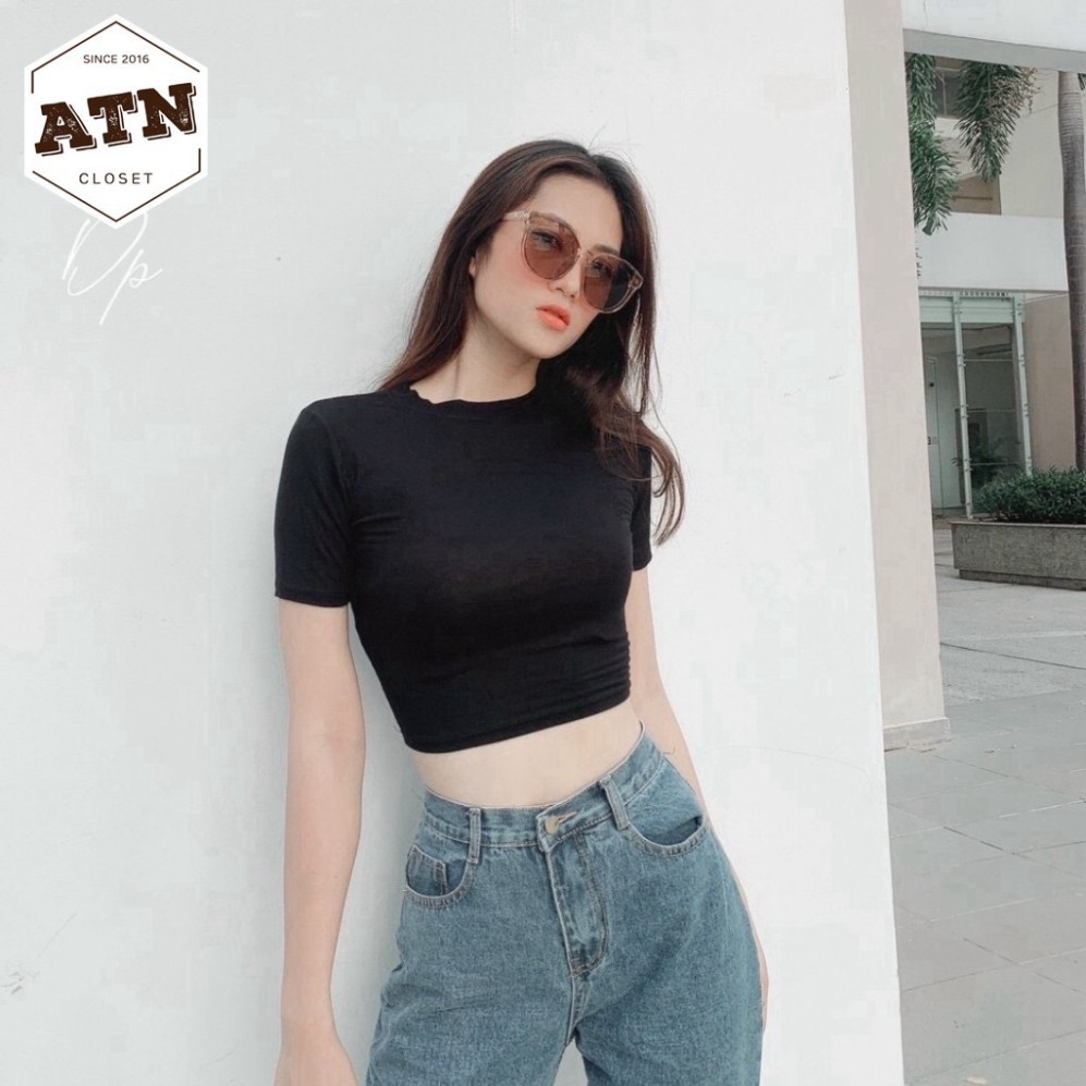 Áo crotop CỘC TAY cá tính