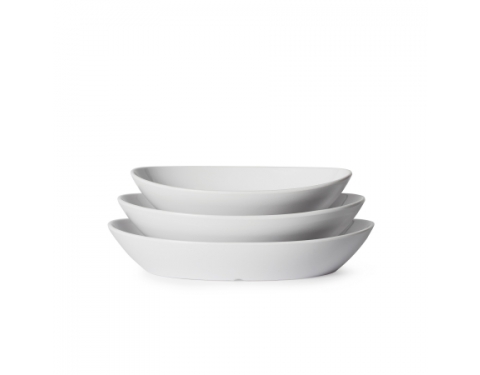 Dĩa Nhựa Melamine Màu Trắng