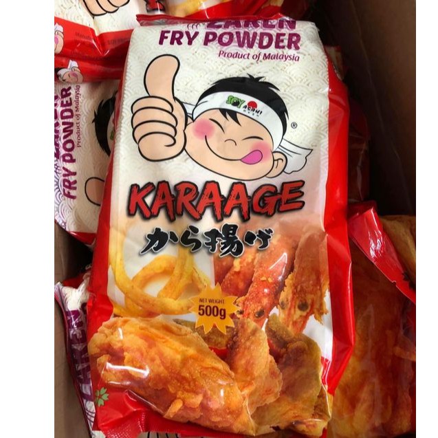 Bột chiên gà giòn karaage như kfc gói 500g