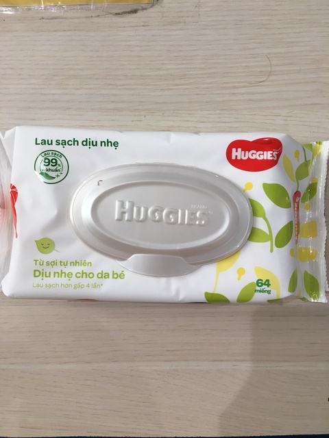 [FREESHIP] [tặng 1 gói khăn ướt Huggies] Tã dán Huggies tràm trà tự nhiên size XL62