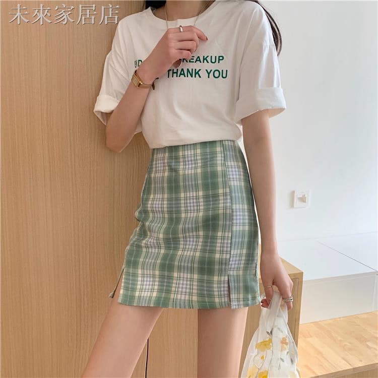 (  ẢNH THẬT) CHÂN VÁY KẺ CARO XẺ DƯỚI ULZZANG  CÓ QUẦN HÀN QUỐC ( tặng kèm móc khóa) SIÊU HOT, LEVERMART