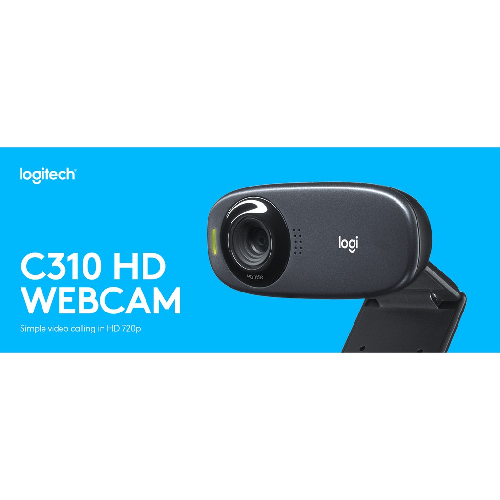 Webcam Logitech C310 (HD) Chính hãng - Webcam C310 Chất lượng HD 720p
