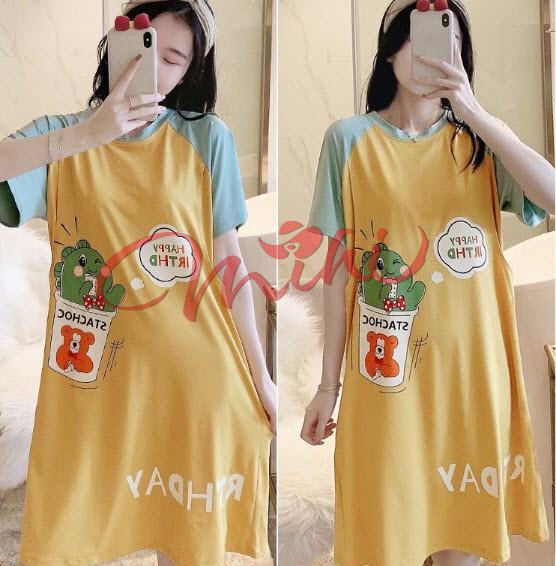 Váy Đầm ngủ bầu, váy  đầm ngủ cho con bú (Nhiều mẫu)