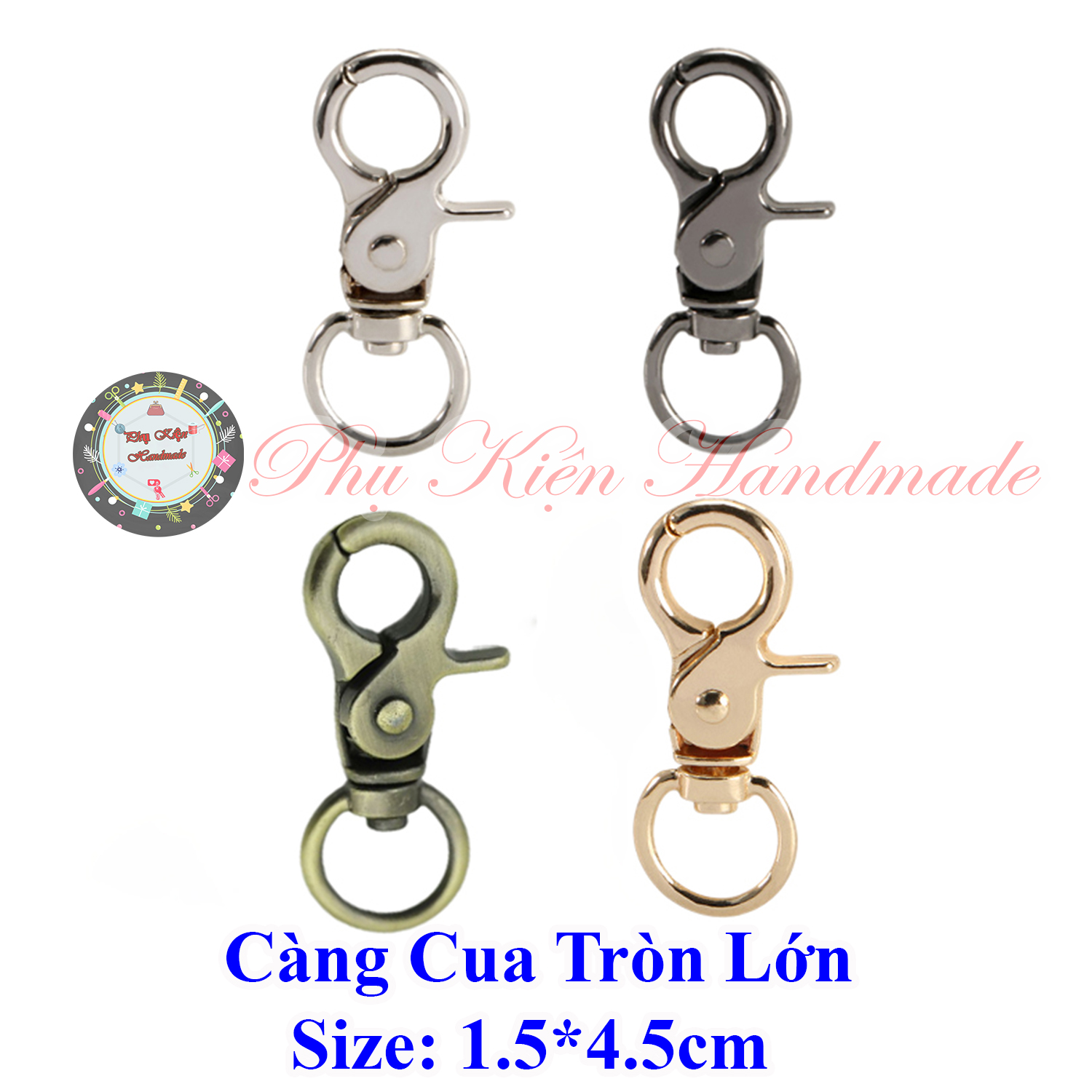 Càng cua tròn lớn làm túi xách (20k/cặp)