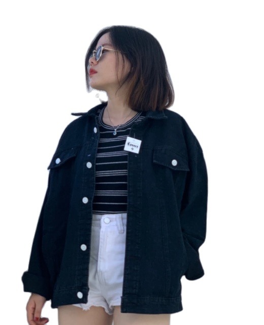 [HCM](có size Đại) ÁO KHOÁC JEAN NỮ ĐÔNG PHƯƠNG FASHION PP19.1 Nữ + ÁO THUN TRƠN (MUA RIÊNG)