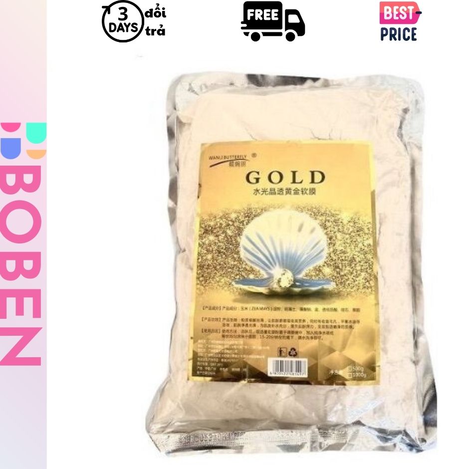 Bột Mặt Nạ Dẻo Sâm Vàng 24k  dùng spa và cá nhân 1KG
