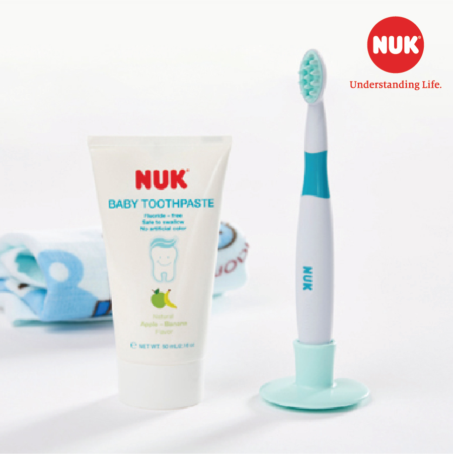 KEM ĐÁNH RĂNG TRẺ EM NUK KHÔNG FLOURIDE 3-36 THÁNG (50ML)