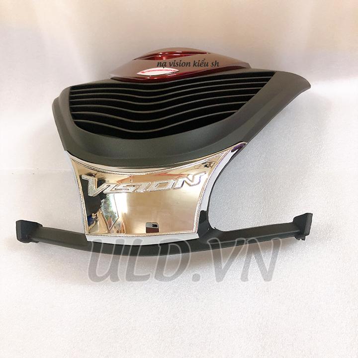 [HCM]MẶT NẠ XE MÁYVISION KIỂU SH màu đô