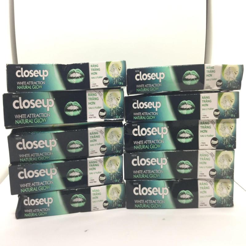 Combo 10 tuýp kem đáng răng CLOSE UP THAN HOẠT TÍNH (30g/hộp) + Túi đựng xinh xắn