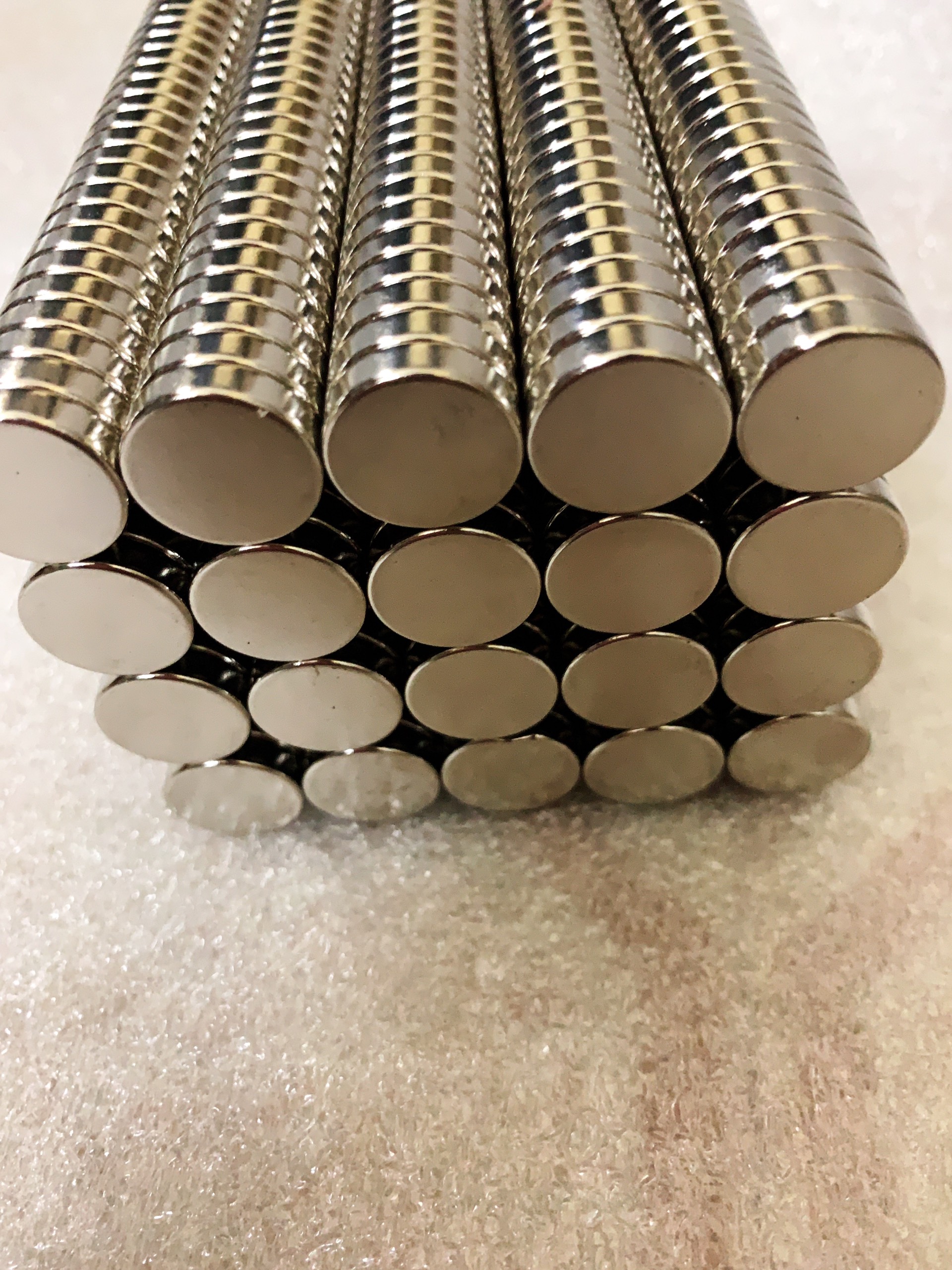 Bộ 10 viên Nam châm đất hiếm 15x4mm